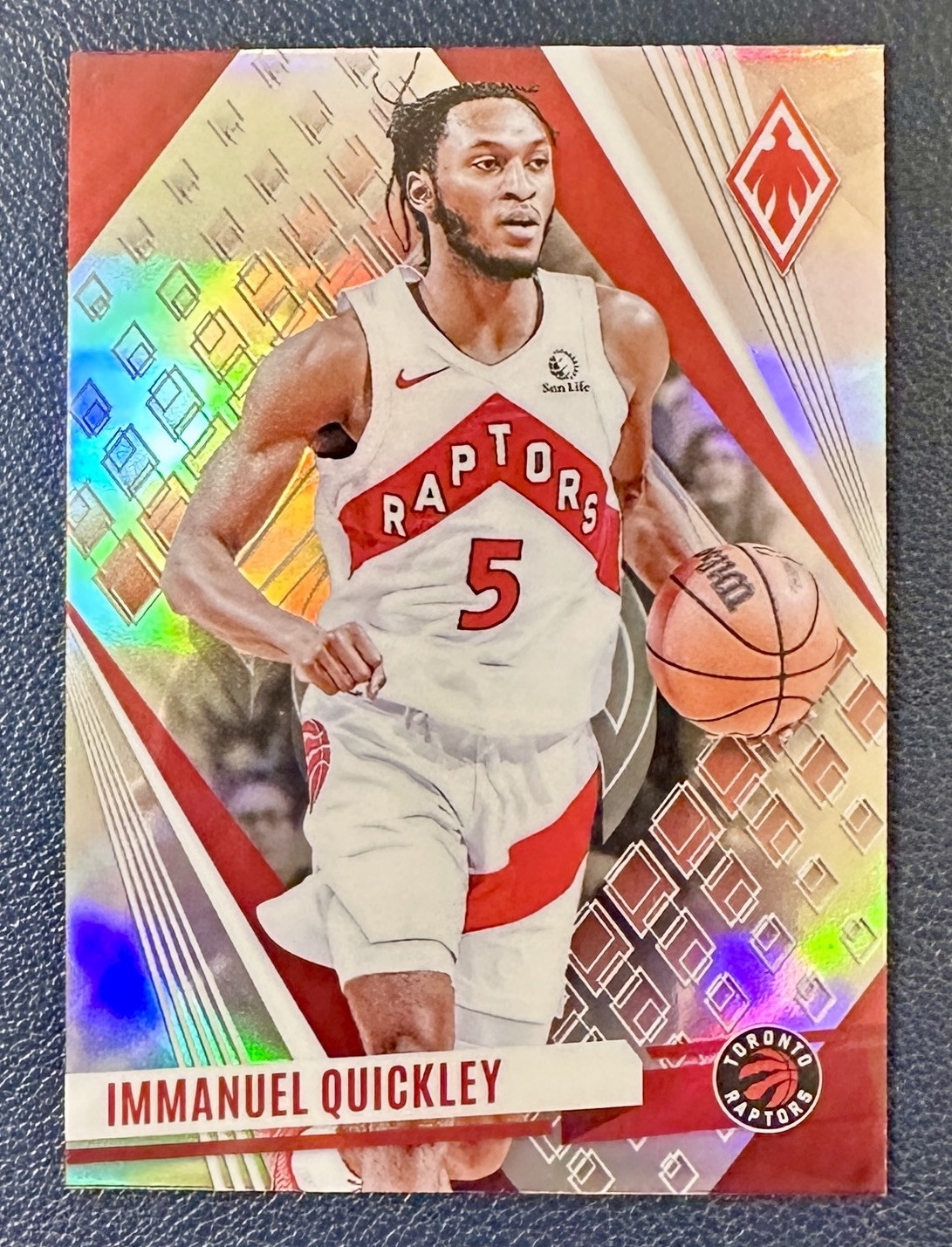 Immanuel Quickly 2023-24 Panini Phoenix Silver Parallel #7 💎 Raptors