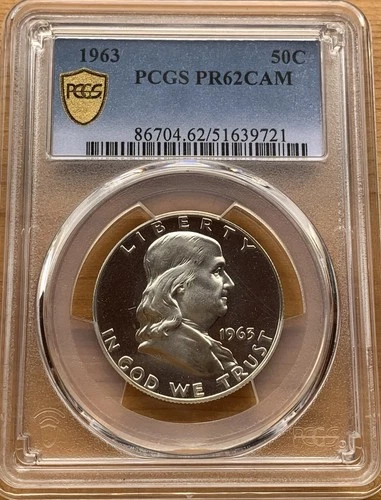 1962 PCGS Franklin Proof Pr62Cam