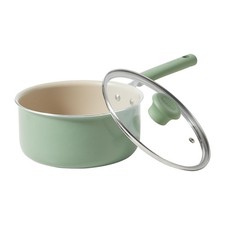 Image of Redchef Ceramic Nonstick Saucepan Lid 20cm Small Cooking Pot Non RRP £50