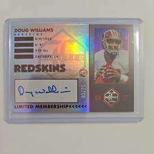 Doug Williams 2023 Panini Limited Limited #MEM-DWI Membership Auto #03/25