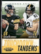 Ben Roethlisberger / Heath Miller 2013 Contenders Touchdown Tandems #16 Pitt