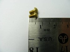 TURNTABLE PHONO CARTRIDGE MOUNTING MOUNT BOLTS SCREWS 5MM DUAL HEADSHELL BRASS