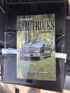 17 2017 Dodge Ram Trucks 1500/2500/3500 owners manual/user guide GAS