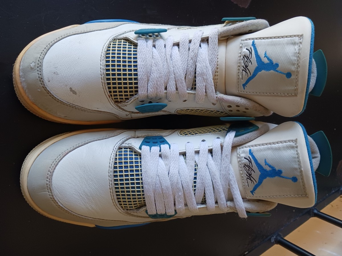 Size 10 - Jordan 4 Retro Military Blue 2012 685068037818| eBay display picture 1