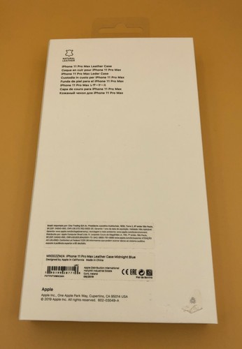 Original authentische Apple Leder Hülle Snap On Cover für iPhone 11 Pro Max - Bild 39 von 41