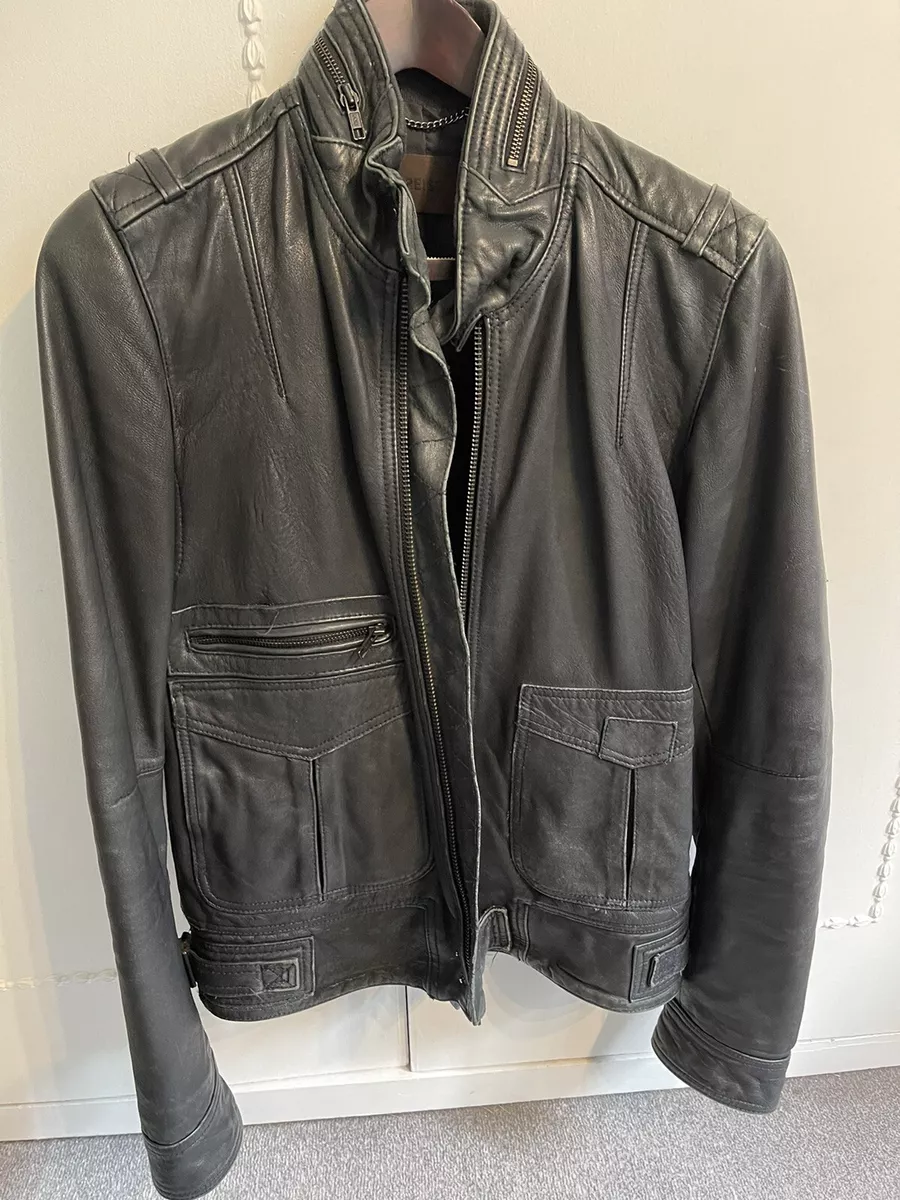 Mens reiss shop leather jacket