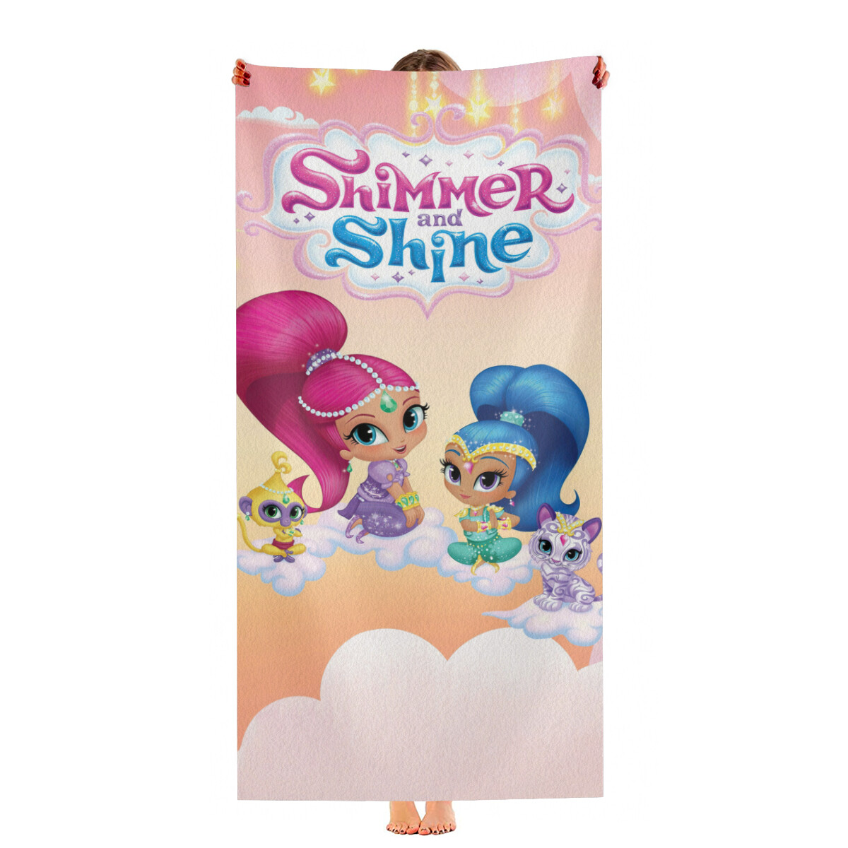 Shimmer and Shine Quick-Dry Beach Towel 30x60 Microfiber Birthday Gift
