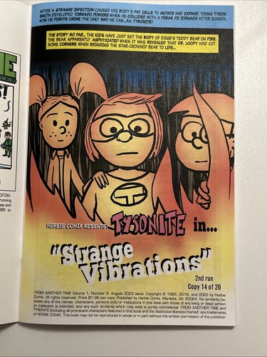 From Another Time (FAT) #8 ashcan comic, Herbie Comix, 8/2023, 2nd run - Picture 6 of 11