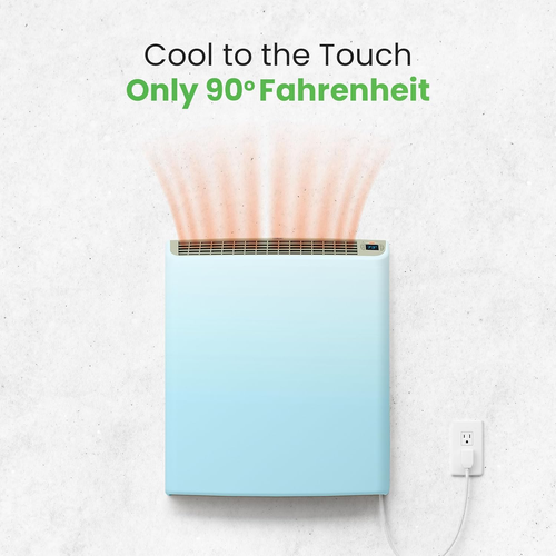 Smart Wi-Fi Plug-In Electric Wall Heater - Energy Efficient Smart Heaters for I - Picture 5 of 9