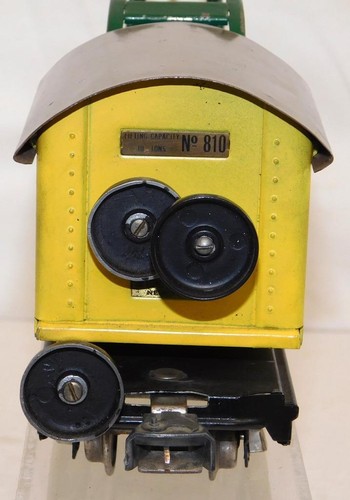 Clean Prewar Lionel 810 Crane Derrick Big O Metal Nice restoration controls work - Picture 7 of 18