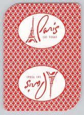 Vintage Swap Paris Las Vegas Ace Playing Card