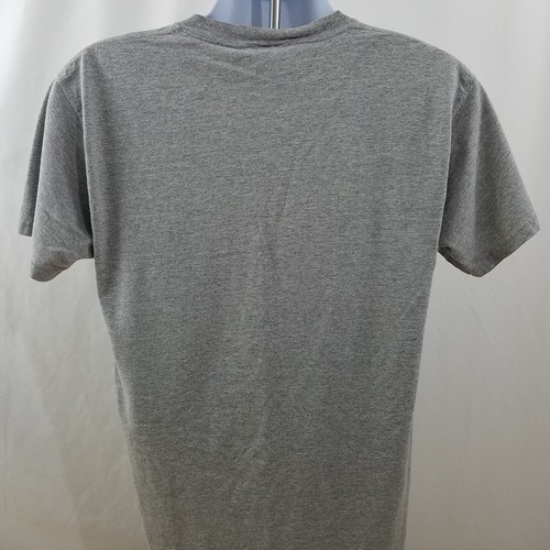 Genuine Texas Fruit of the Loom T Shirt Size Large Grey w Red White Blue Stars - Picture 4 of 9