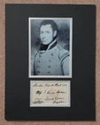 GB 1831 FREE FRONT LORD SALTOON A.G.FRASER  GUARDS WATERLOO  IN A MOUNT + PHOTO