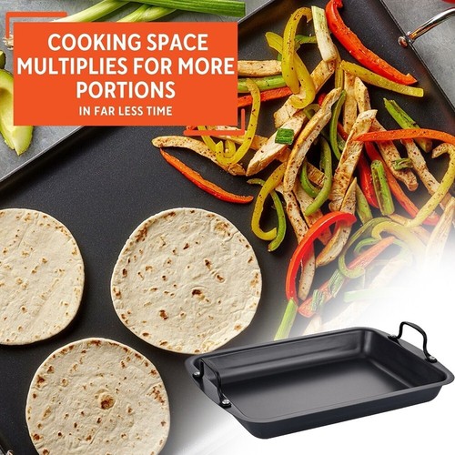 Multi Purpose Stainless Steel Pan for Grilling Fish and Cooking Tortillas eBay