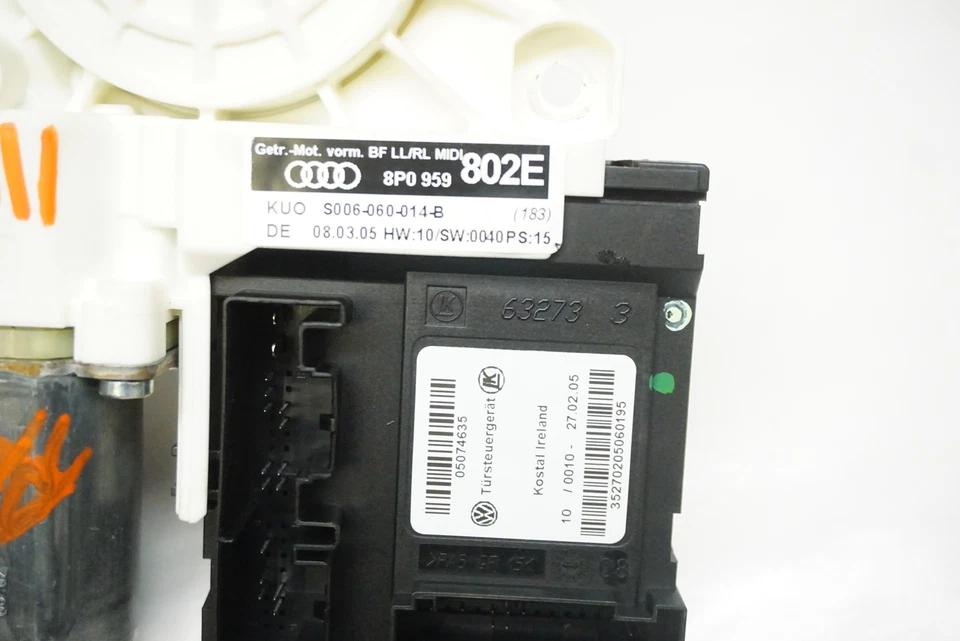 Audi A3 2006 2007 pasajero ventana eléctrica motor delantero derecho 8P0959802E Foto 3 de 3