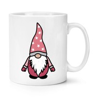 Gonk Gnome Pink Klassisch Scandi 284Ml Becher Tasse Weihnachtsgeschenk Lustig