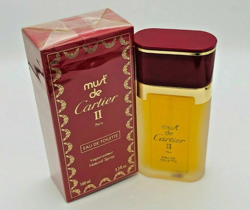 MUST II de CARTIER EAU DE TOILETTE PARFUM 100 ml VINTAGE SPRAY ALBERTO  MORILLAS | eBay