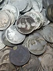 Cull Buffalo Nickel Roll of 40 Coins Use for Carvings, Buckles, Crafts