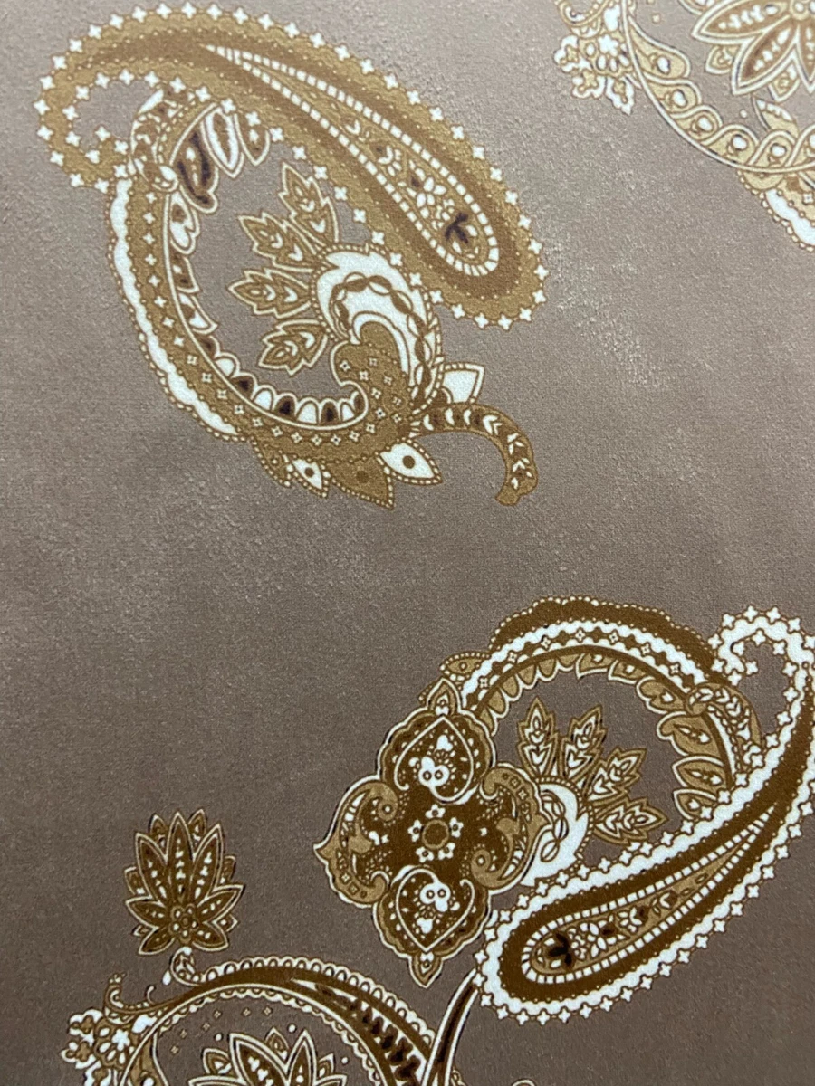 Velvet Paisley Fabric, 54" Wide, Upholstery Cushions Window Crafts, Sold by Yard