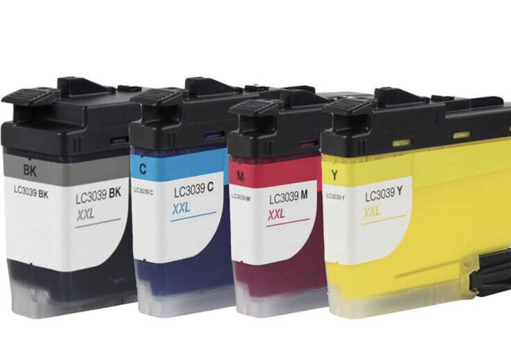 Ink Cartridges for LC3039 LC-3039XXL for MFC-J5845DW MFC-J5945DW (4 Colors) SET