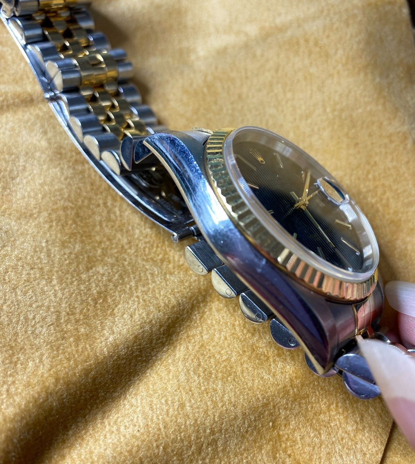 rolex oyster perpetual datejust black face