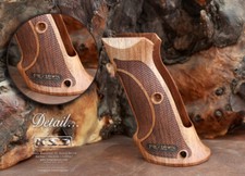 KSD Brand CZ ProArmis Ver Compatible Walnut Grips Diamond