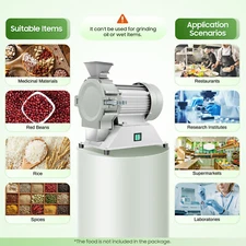 1400RPM Electric Spice Mill Grinder Micro Plant Grinding Machine Mill Plant Tool