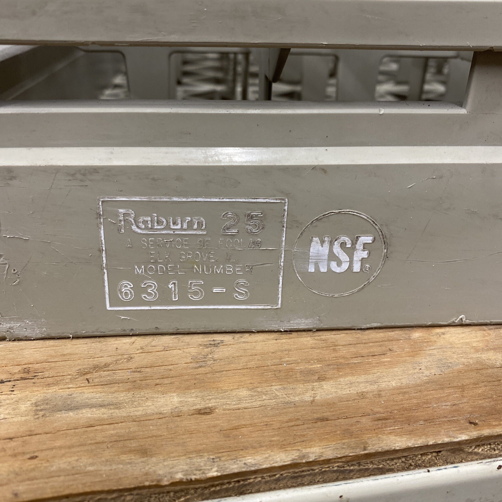 Raburn Commercial Dishwasher Rack Md 6315s NSF 25 Glasses PCW01 eBay