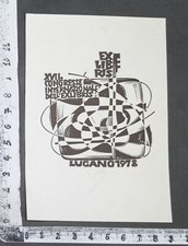 WUNDERKAMMER EXLIBRIS 1197 " LUGANO SVIZZERA 1978 !" - * E ZIEROLD * - X SIGNED