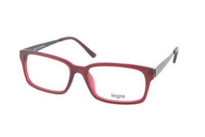 Legre LE221 col. C5  Matte Red Plastic Eyeglasses Frame 53-18-147 LE 221 RX