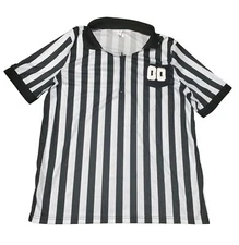 Amscan Inc Men's Referee Top T-shirt Black/White (Size: XL)