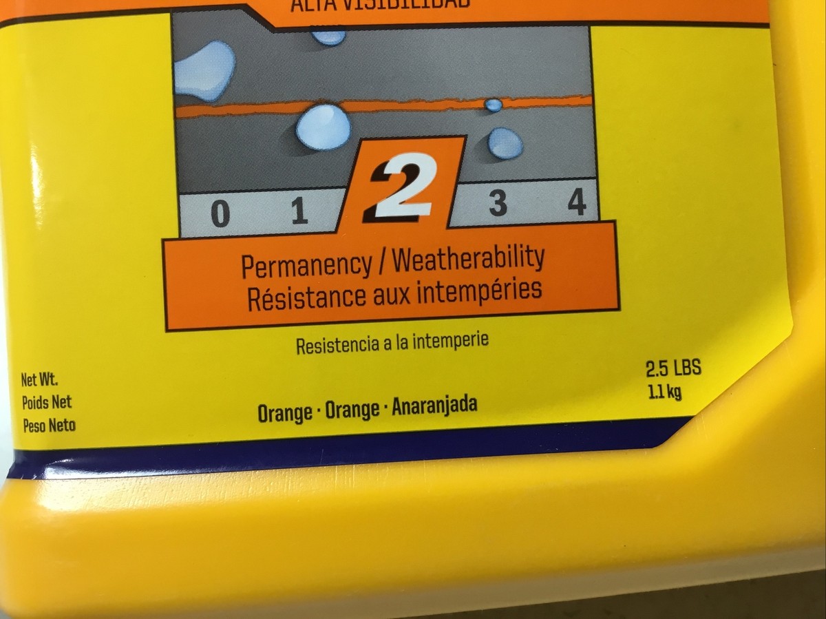 IRWIN STRAIT-LINE ORANGE Marking Chalk Line 65205-REV1 HI