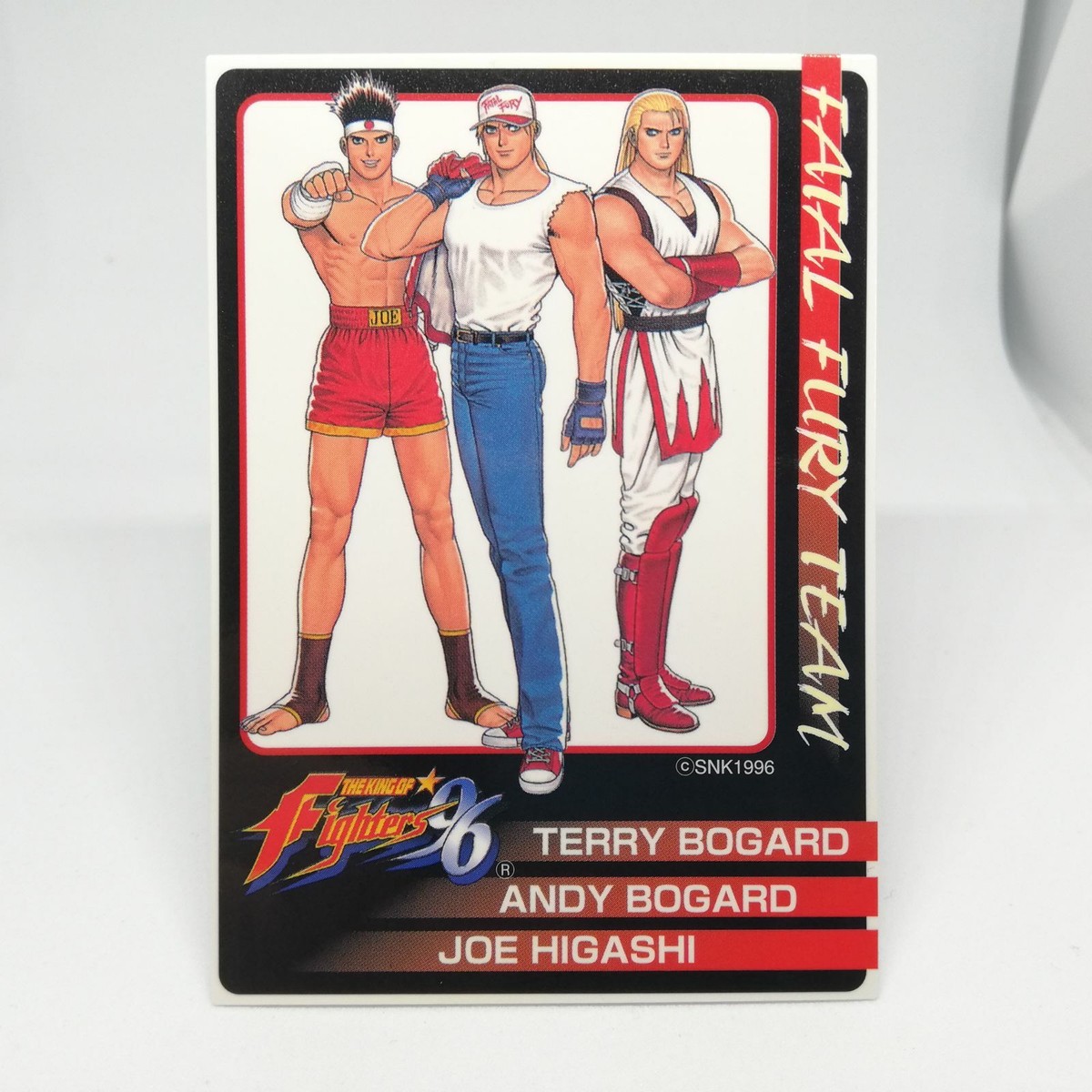 SNKトレーディングカード　KOF96 FATAL FURY TEAM The King of Fighters 96 TRADING card Illustration