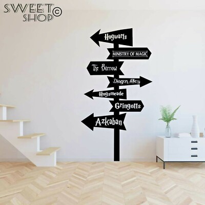 Wandtattoo Wandsticker HARRY POTTER HOGWARTS MABBANI WANDDEKO GESCHENKIDEE