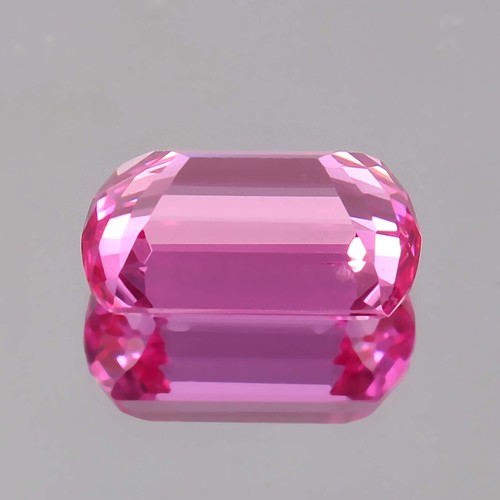 AAA+ Natural Ceylon Vivid Pink Sapphire Fancy Cushion Loose Gemstone Cut 7.70 Ct - Picture 4 of 6