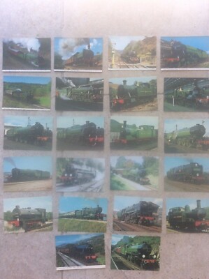 Restposten 22 Zug Eisenbahn Postkarten Süd GNR LNER GWR Nordost Echtfoto