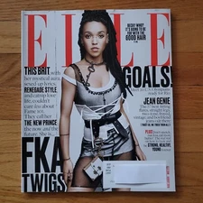 Elle Magazine FKA TWIGS August 2016 Best Fitting Blu Jeans Fashion Glamour Style