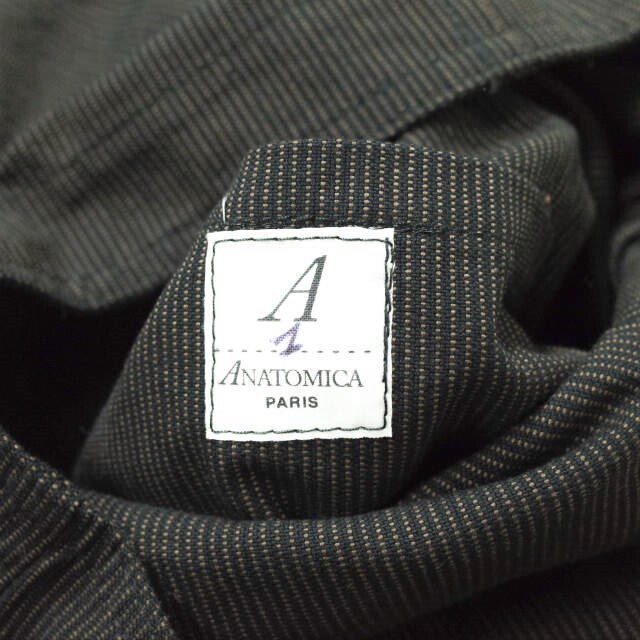 ANATOMICA France DOLMAN JACKET - COTTON STRIPE 1 BLACK/BEIGE ANATOMICA France DOLMAN JACKET - COTTON STRIPE 1 BLACK/BEIGE