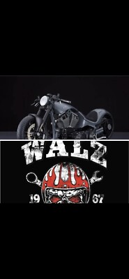  HARLEY DAVIDSON Rampage 1/6  WALZ HARDCORE CYCLES Metallmodel KTS Heavy diecast