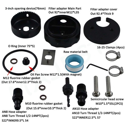 Diesel Fuel Tank Sump Kit FASS Airdog w/ Holesaw For Cummins Powerstroke Duramax - Picture 4 of 6