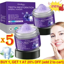 Dental Restoration Mineral Powder, Mineral Tooth Powder, Teeth Whitening HOT US~