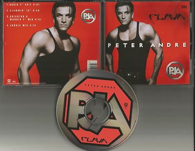 PETER ANDRE Flava 4TRX w/ EDIT & 3 MIXES 12 & 7 INCH Europe CD Single USA Seller
