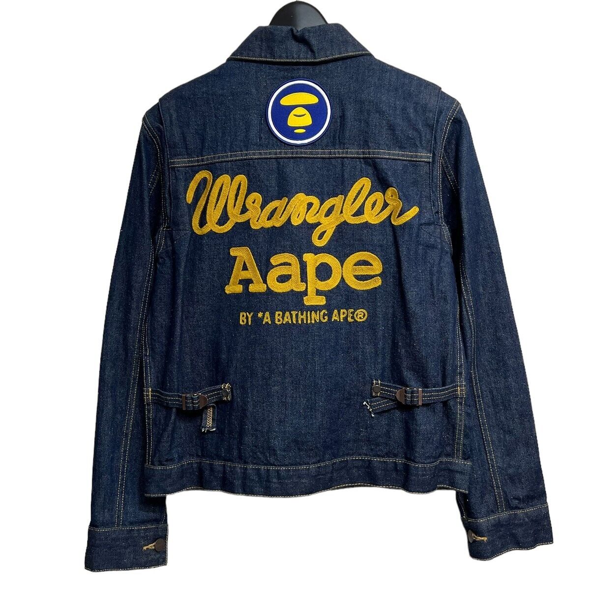 Aape A Bathing Ape Bape x Wrangler Men's Trucker Jacket Aape A Bathing Ape Bape x Wrangler Men's Trucker Jacket