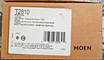 Moen Rizon Chrome 2-handle Sold separately Shower Faucet