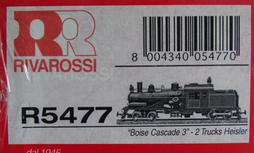 Rivarossi R 5477 Boise Cascade 3 2 camiones Heisler raro sin abrir nuevo de fábrica - Imagen 2 de 4