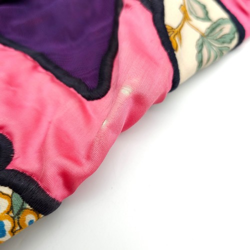 La Coleccion Judith Roberts Floral Geometric Patchwork Large Vintage Jacket 80s - Picture 20 of 24