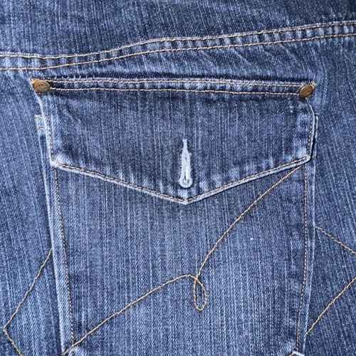 Vintage Rocawear Denim Jeans 1999 Y2K True OG Hiphop Baggy 90s 36x34 Straight - Picture 8 of 11