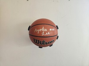 Kansas State Wildcats KSU Ayoka Lee Autographed Wilson Basketball JSA COA