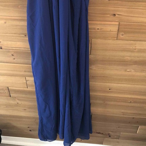 NWT City Chic Halter Bliss Maxi Dress in Blue Size 22 Tassel Belt - Picture 7 of 7