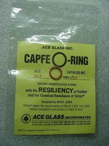 New Ace Glass 013 Capfe O-RING marcato 810 - nuovo # 7855-810 vetreria laboratorio  - Foto 1 di 3